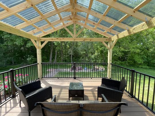 Deck and Pavilion build