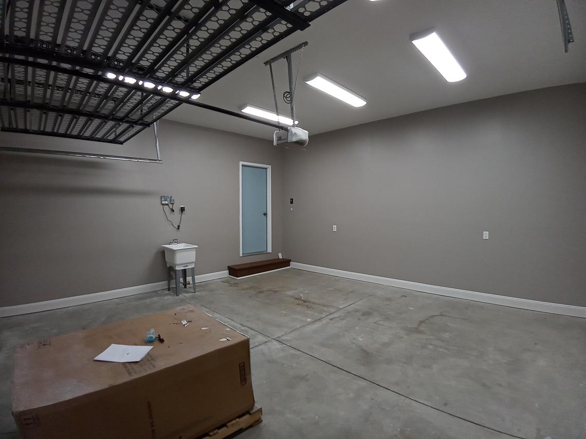 Garage Finish, including Drywall, electrical, finish carpentry, and painting